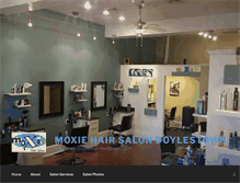 Tablet Screenshot of moxiesalondoylestown.com